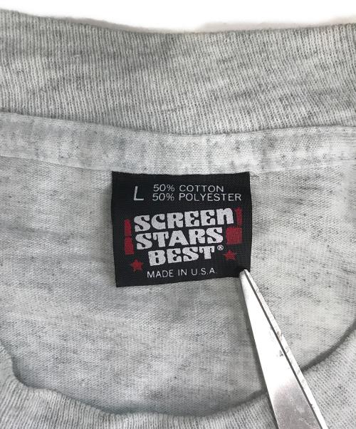 SCREEN STARS BEST（スクリーンズスターズベスト）SCREEN STARS BEST (スクリーンズスターズベスト) プリントTシャツ グレー サイズ:Lの古着・服飾アイテム