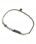 Christian Diorクリスチャン ディオール）の古着「パールラインストーンチョーカー」