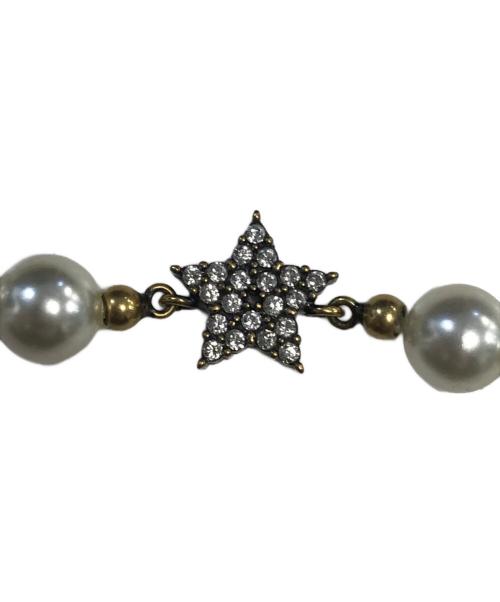 Christian Dior（クリスチャン ディオール）Christian Dior (クリスチャン ディオール) パールラインストーンチョーカー サイズ:表記なしの古着・服飾アイテム