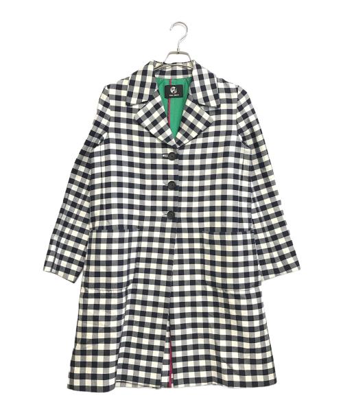 PAUL SMITH（ポールスミス）PAUL SMITH (ポールスミス) チェックコート グレー サイズ:40の古着・服飾アイテム