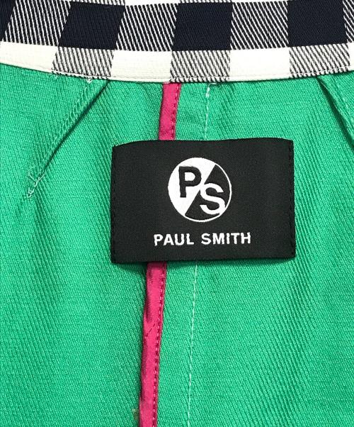 PAUL SMITH（ポールスミス）PAUL SMITH (ポールスミス) チェックコート グレー サイズ:40の古着・服飾アイテム