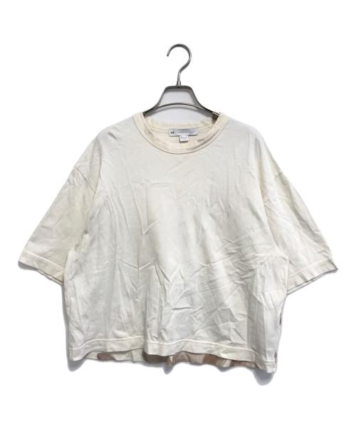 Y-3（ワイスリー）Y-3 (ワイスリー) 背面切替カットソー ベージュ サイズ:Sの古着・服飾アイテム