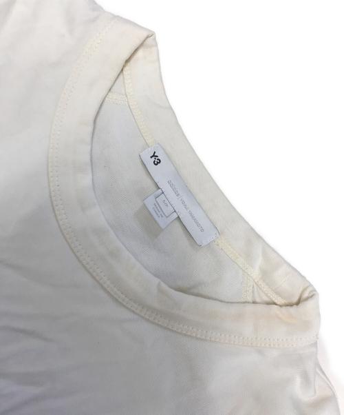 Y-3（ワイスリー）Y-3 (ワイスリー) 背面切替カットソー ベージュ サイズ:Sの古着・服飾アイテム