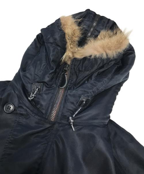 BAPE BY A BATHING APE（ベイプバイアベイシングエイプ）BAPE BY A BATHING APE (ベイプバイアベイシングエイプ) N-2Bジャケット ブラック サイズ:Mの古着・服飾アイテム