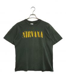 バンドTシャツ（バンドTシャツ）の古着「00s NIRVANA(ニルヴァーナ) バンドTシャツ」｜カーキ