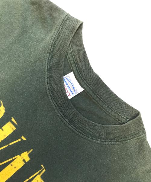バンドTシャツ（バンドTシャツ）バンドTシャツ (バンドTシャツ) 00s NIRVANA(ニルヴァーナ) バンドTシャツ カーキ サイズ:Mの古着・服飾アイテム