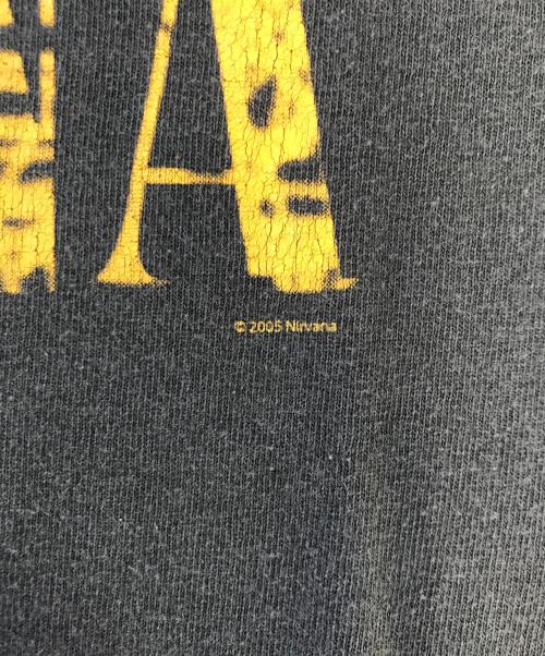 バンドTシャツ（バンドTシャツ）バンドTシャツ (バンドTシャツ) 00s NIRVANA(ニルヴァーナ) バンドTシャツ カーキ サイズ:Mの古着・服飾アイテム