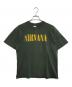 バンドTシャツ（バンドTシャツ）の古着「00s NIRVANA(ニルヴァーナ) バンドTシャツ」｜カーキ