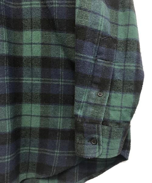 WIND AND SEA（ウィンダンシー）WIND AND SEA (ウィンダンシー) GOD SELECTION XXX (ゴッドセレクショントリプルエックス) チェックシャツ ネイビー サイズ:XLの古着・服飾アイテム