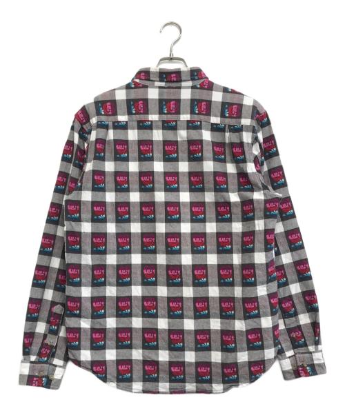 SUPREME（シュプリーム）Supreme (シュプリーム) Rose Buffalo Plaid Shirt レッド サイズ:Mの古着・服飾アイテム