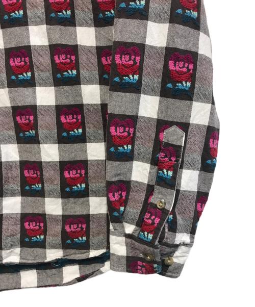 SUPREME（シュプリーム）Supreme (シュプリーム) Rose Buffalo Plaid Shirt レッド サイズ:Mの古着・服飾アイテム