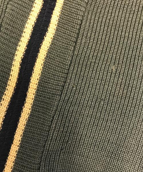 Pilgrim（ピルグリム）Pilgrim (ピルグリム) ジップアップニットカーディガン グリーン サイズ:Sの古着・服飾アイテム