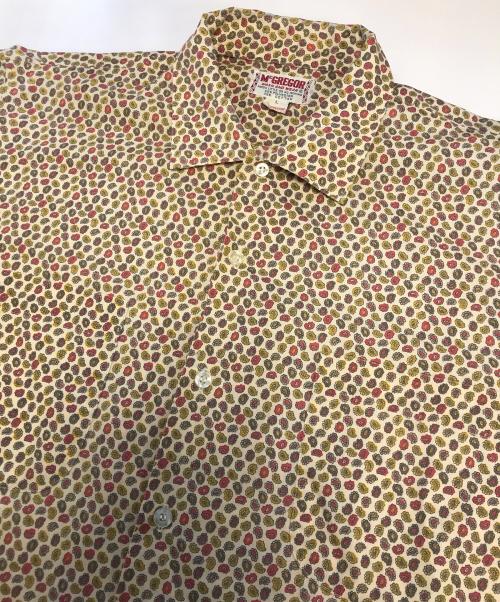 McGREGOR（マックレガー）McGREGOR (マックレガー) 総柄半袖シャツ イエロー サイズ:Lの古着・服飾アイテム