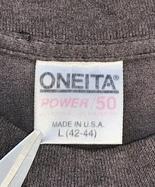 ONEITA（オニータ）ONEITA (オニータ) プリントTシャツ ブラック サイズ:Lの古着・服飾アイテム