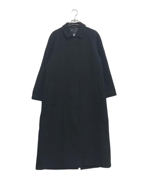 BURBERRY LONDON（バーバリーロンドン）BURBERRY LONDON (バーバリーロンドン) ウールステンカラーコート ブラック サイズ:10の古着・服飾アイテム