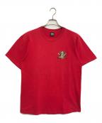 stussyステューシー）の古着「プリントTシャツ」｜レッド