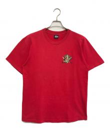 stussy（ステューシー）の古着「プリントTシャツ」｜レッド