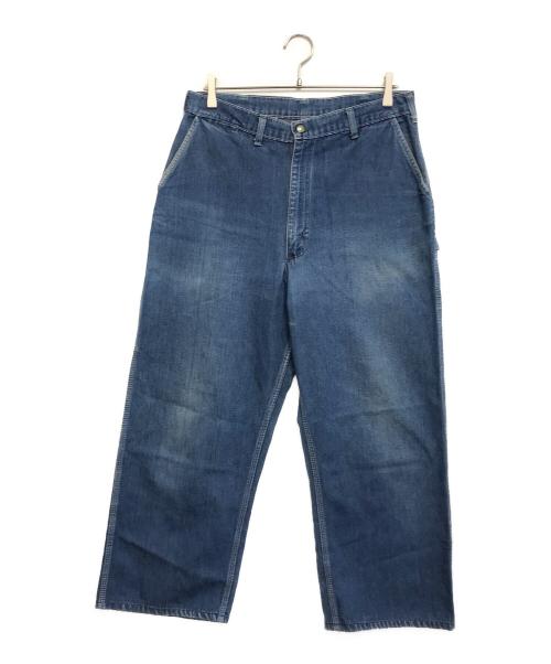 OSH KOSH（オシュコシュ）OSH KOSH (オシュコシュ) デニムペインターパンツ インディゴ サイズ:表記なしの古着・服飾アイテム