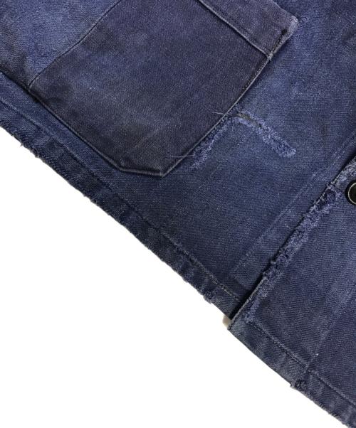 Le Solide（ル・ソリード）Le Solide (ル・ソリード) フレンチワークジャケット ネイビー サイズ:表記なしの古着・服飾アイテム