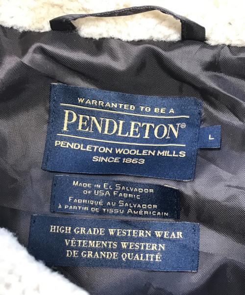 PENDLETON（ペンドルトン）PENDLETON (ペンドルトン) ネイティブ柄ジャケット ブラウン サイズ:Lの古着・服飾アイテム