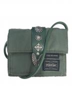 PORTER×TOGA ARCHIVESポーター×トーガアーカイブス）の古着「SHOULDER WALLET」｜カーキ