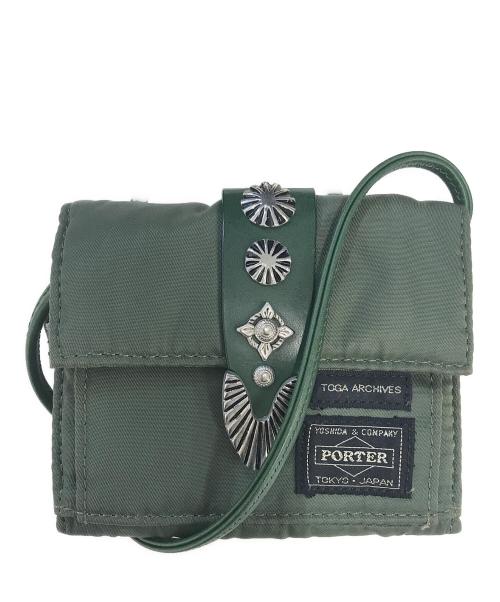 PORTER（ポーター）PORTER (ポーター) TOGA ARCHIVES (トーガアーカイブス) SHOULDER WALLET カーキ サイズ:表記なしの古着・服飾アイテム