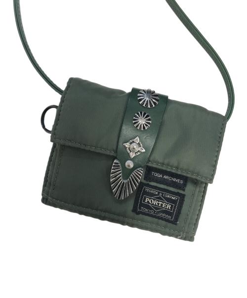 PORTER（ポーター）PORTER (ポーター) TOGA ARCHIVES (トーガアーカイブス) SHOULDER WALLET カーキ サイズ:表記なしの古着・服飾アイテム
