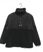 OAKLEYオークリー）の古着「プルオーバーフリースジャケット」｜ブラック