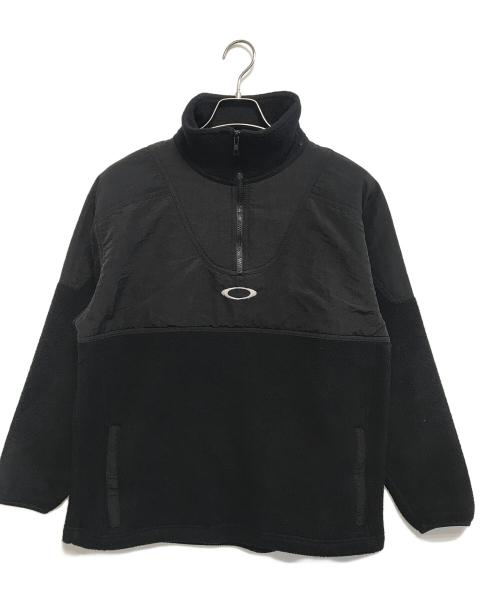 OAKLEY（オークリー）OAKLEY (オークリー) プルオーバーフリースジャケット ブラック サイズ:Sの古着・服飾アイテム