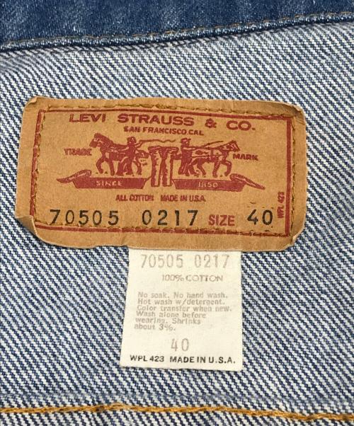 LEVI'S（リーバイス）LEVI'S (リーバイス) デニムジャケット インディゴ サイズ:40の古着・服飾アイテム