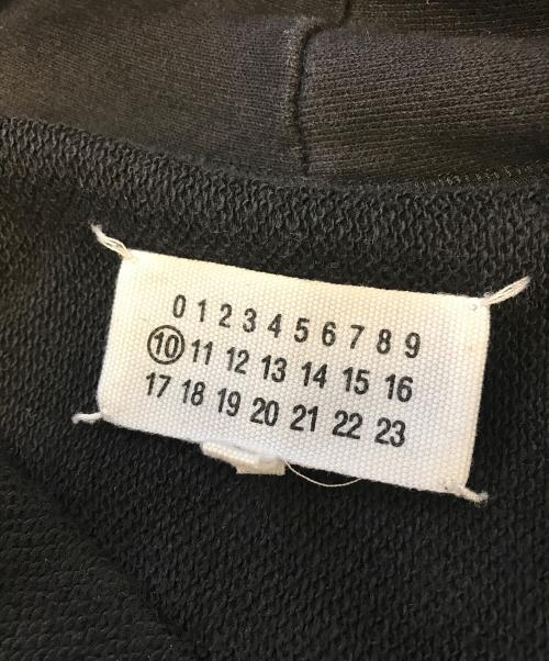 Maison Margiela（メゾンマルジェラ）Maison Margiela (メゾンマルジェラ) MM パーカー ブラック サイズ:48の古着・服飾アイテム
