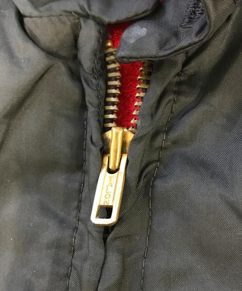 VINTAGE（ヴィンテージ）VINTAGE (ヴィンテージ) ボアライニングナイロンジャケット ブラック サイズ:不明の古着・服飾アイテム