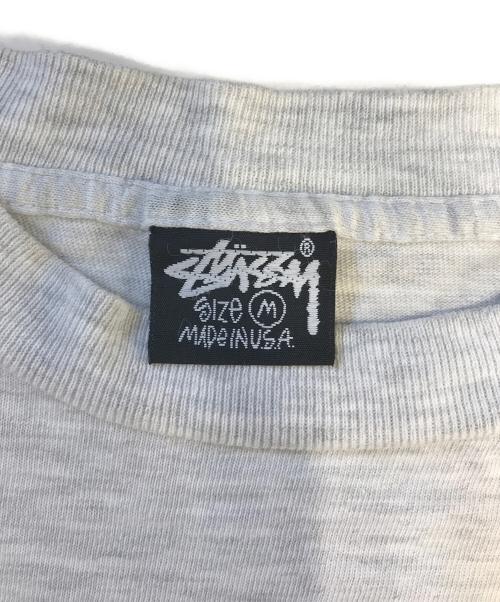 stussy（ステューシー）stussy (ステューシー) プリントTシャツ グレー サイズ:Mの古着・服飾アイテム