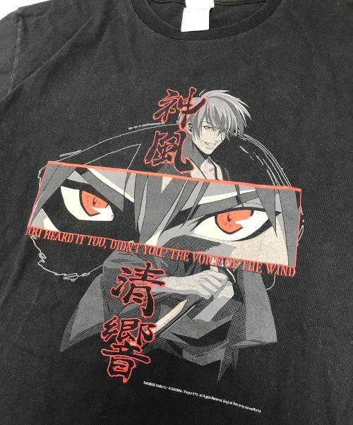 アニメーションTシャツ（アニメーションTシャツ）アニメーションTシャツ (アニメーションTシャツ) 00s SAMURAI DEEPER KYO(サムライ ディーパー・キョウ) アニメーションTシャツ ブラック サイズ:Lの古着・服飾アイテム