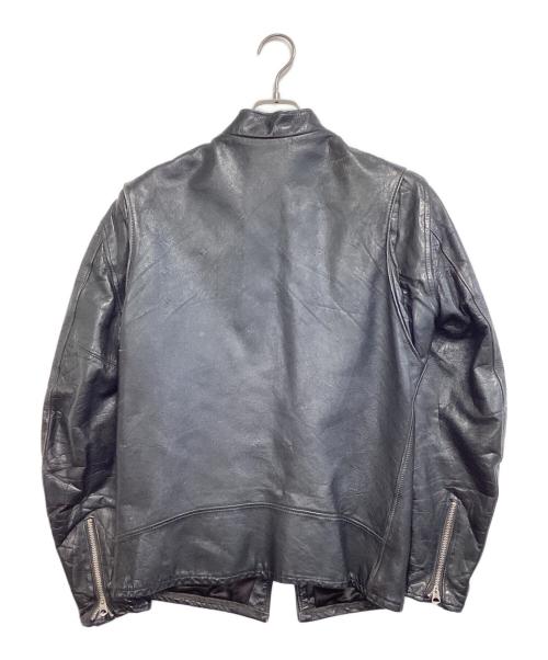 VINTAGE（ヴィンテージ）VINTAGE (ヴィンテージ) シングルライダースジャケット ブラック サイズ:表記なしの古着・服飾アイテム
