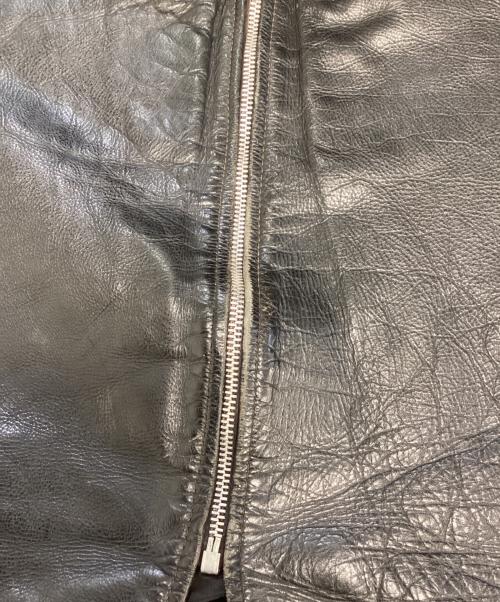 VINTAGE（ヴィンテージ）VINTAGE (ヴィンテージ) シングルライダースジャケット ブラック サイズ:表記なしの古着・服飾アイテム