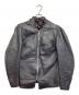 VINTAGE（ヴィンテージ）の古着「シングルライダースジャケット」｜ブラック