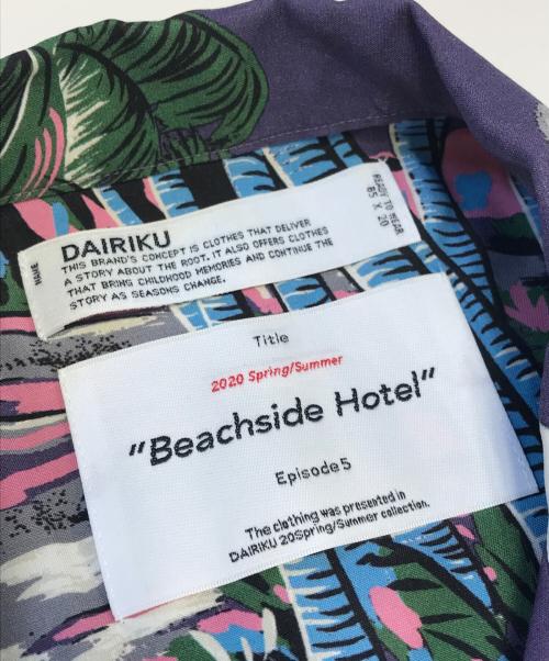 DAIRIKU（ダイリク）DAIRIKU (ダイリク) アロハシャツ パープル サイズ:Fの古着・服飾アイテム