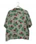 UNUSED (アンユーズド) Rose pattern short sleeve shirt オリーブ サイズ:3：14000円