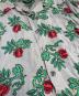 中古・古着 UNUSED (アンユーズド) Rose pattern short sleeve shirt オリーブ サイズ:3：14000円