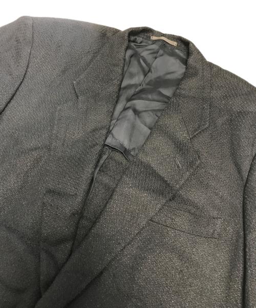 COMME des GARCONS HOMME（コムデギャルソン オム）COMME des GARCONS HOMME (コムデギャルソン オム) リネンテーラードジャケット ブラック サイズ:Mの古着・服飾アイテム