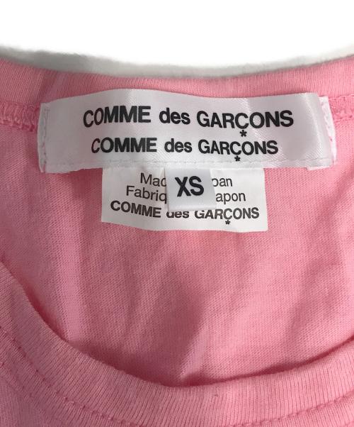 COMME des GARCONS COMME des GARCONS（コムデギャルソン コムデギャルソン）COMME des GARCONS COMME des GARCONS (コムデギャルソン コムデギャルソン) ロングスリーブカットソー ピンク サイズ:XSの古着・服飾アイテム