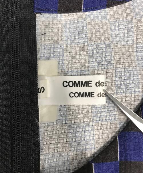 COMME des GARCONS COMME des GARCONS（コムデギャルソン コムデギャルソン）COMME des GARCONS COMME des GARCONS (コムデギャルソン コムデギャルソン) 総柄ワンピース ネイビー サイズ:Sの古着・服飾アイテム