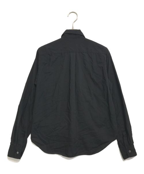 BLACK COMME des GARCONS（ブラックコムデギャルソン）BLACK COMME des GARCONS (ブラックコムデギャルソン) 長袖フリルシャツ ブラック サイズ:XSの古着・服飾アイテム