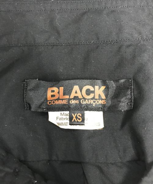 BLACK COMME des GARCONS（ブラックコムデギャルソン）BLACK COMME des GARCONS (ブラックコムデギャルソン) 長袖フリルシャツ ブラック サイズ:XSの古着・服飾アイテム