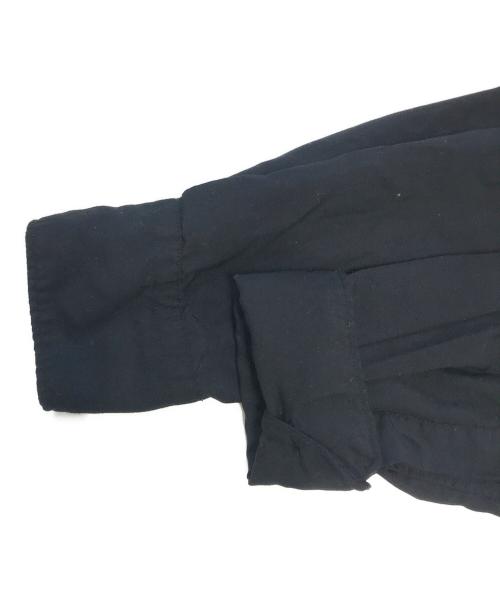 BLACK COMME des GARCONS（ブラックコムデギャルソン）BLACK COMME des GARCONS (ブラックコムデギャルソン) 長袖フリルシャツ ブラック サイズ:XSの古着・服飾アイテム