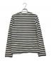 COMME des GARCONS (コムデギャルソン) プリントボーダーニット ホワイト サイズ:S：17000円