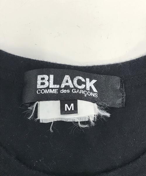 BLACK COMME des GARCONS（ブラックコムデギャルソン）BLACK COMME des GARCONS (ブラックコムデギャルソン) リバーシブル十字架Tシャツ ブラック サイズ:Ｍの古着・服飾アイテム