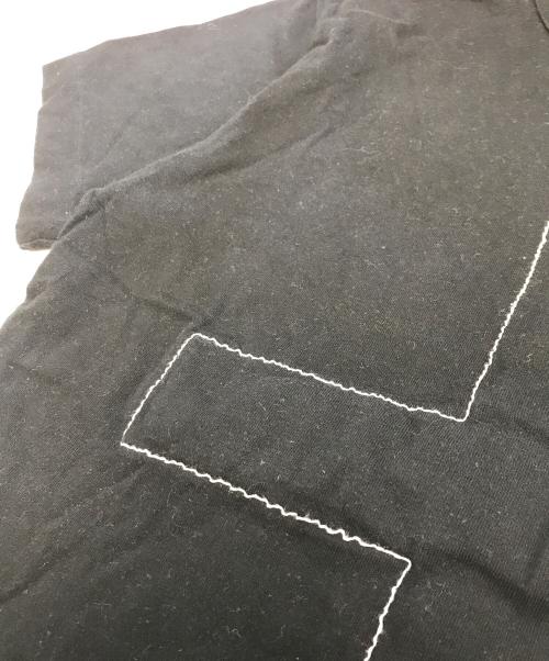 BLACK COMME des GARCONS（ブラックコムデギャルソン）BLACK COMME des GARCONS (ブラックコムデギャルソン) リバーシブル十字架Tシャツ ブラック サイズ:Ｍの古着・服飾アイテム