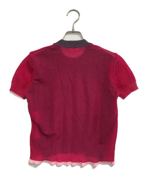 JUNYA WATANABE COMME des GARCONS（(ジュンヤワタナベ コムデギャルソン）JUNYA WATANABE COMME des GARCONS ((ジュンヤワタナベ コムデギャルソン) 異素材切替カットソー レッド サイズ:表記なしの古着・服飾アイテム